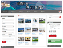 Tablet Screenshot of homeandbooking.com
